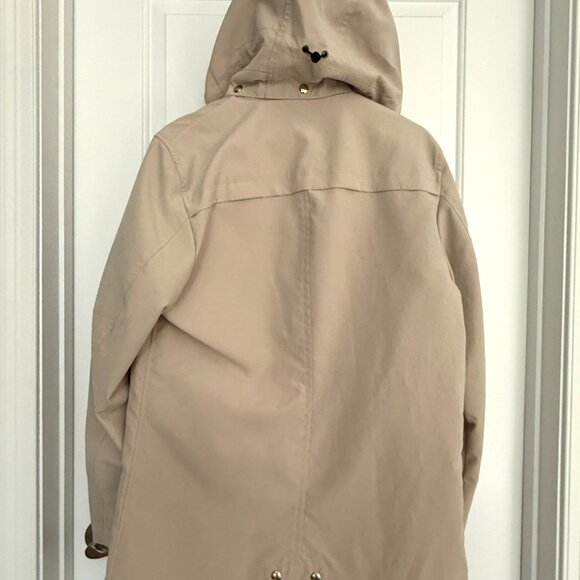 Scotch & Soda Trench Coat – Women's Beige Hooded Jacket (Removable Hood) - Picture 4 of 16